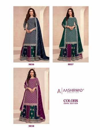 AASHIRWAD GULKAND COLORS DARK EDITION SALWAR KAMEEZ MANUFACTURER