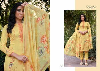 BELLIZA PARNIKA JAM COTTON DIGITAL PRINTED SUITS LATEST CATALOGUE