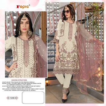 FEPIC ROSEMEEN C 1348 GEORGETTE PAKISTANI SUITS AT SURAT