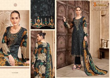 JAIMALA MUGHAL QUEEN PAKISTANI PURE ZAM PRINT SUITS BY ALOK SUITS