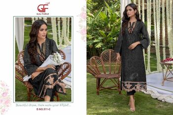 GUL FARAZ 511 SERIES FOUX GEORGETTE PAKISTANI SUITS CATALOGUE