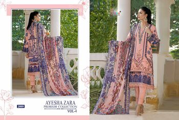 SHREE FABS AYESHA ZARA PREMIUM COLLECTION VOL 4 LATEST CATALOGUE 2021