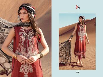 DEEPSY SUITS MARIA B M PRINT 22 VOL 4 1871 TO 1878 SERIES PAKISTANI SUITS CATALOGUE