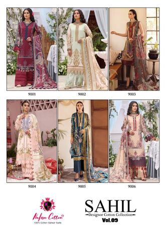 NAFISA COTTON SAHIL VOL 9 COTTON KARACHI COLLECTION 2022