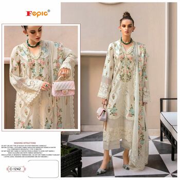 FEPIC ROSEMEEN C 1242 SERIES FOUX GEORGETTE PAKISTANI SUITS