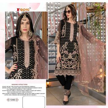 FEPIC ROSEMEEN C 1348 GEORGETTE PAKISTANI SUITS AT SURAT