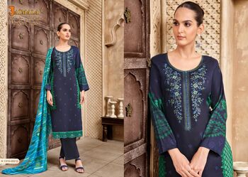 JAIMALA MUGHAL QUEEN PAKISTANI PURE ZAM PRINT SUITS BY ALOK SUITS