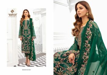 MAHNUR FASHION MAHNUR VOL 2 GEORGETTE PAKISTANI SUITS AT SURAT