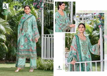 ALOK SUITS QURBAT EDITION 12 ZAM COTTON PRINT SUITS NEW CATALOGUE