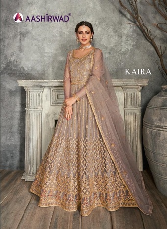 AASHIRWAD KAIRA HEAVY PARTY WEAR SUITS WHOLESALER