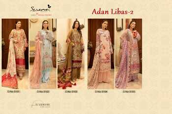 SERENE ADAN LIBAS VOL 2 PAKISTANI GEORGETTE SALWAR KAMEEZ AT WHOLESALE