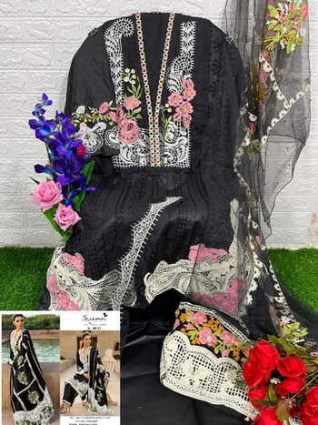 SERENE S 85 LAWN COTTON PAKISTANI SUITS NEW CATALOGUE