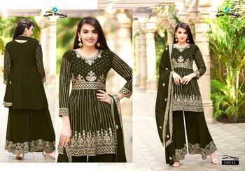 YOUR CHOICE GLOSSY PAKISTANI SHARARA SUITS AT WHOLESALE PRICE