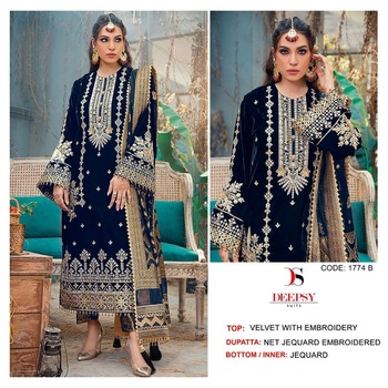 DEEPSY SUITS ANAYA VELVET SALWAR SUITS NEW CATALOGUE