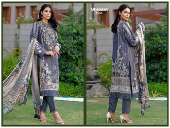 AGHA NOOR SHIDDAT VOL 1 PAKISTANI COTTON SUITS SUPPLIER SURAT