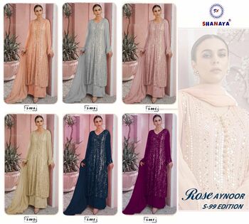 SHANAYA ROSE AYNOOR S99 EDITION PAKISTANI SUITS NEW CATALOGUE