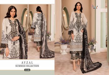 SHREE FABS AYZAL SUMMER COLLECTION COTTON EMBROIDERY PAKISTANI SUITS