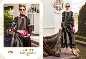 SHREE FABS MARIA B VOL5 PAKISTANI WINTER COLLECTION WHOLESALER