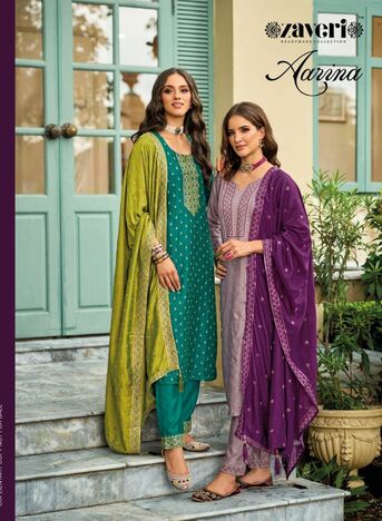 ZAVERI AARINA READYMADE SALWAR SUITS WHOLESALER