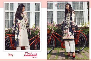 SHREE FABS FIRDOUS EXCLUSIVE COLLECTION VOL 17 PAKISTANI SUITS CATALOGUE