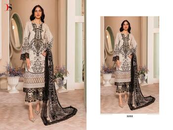 DEEPSY SUITS FIRDOUS AYZAL 3201 TO 3206 SERIES COTTON PAKISTANI SUITS