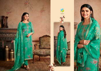 VINAY TUMBAA ANANYAA ORGANZA DIGITAL PRINTED SUITS SURAT