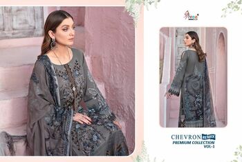 SHREE FABS CHEVRON REMIX COLLECTION VOL 1 PAKISTANI SUITS LATEST CATALOGUE 2022