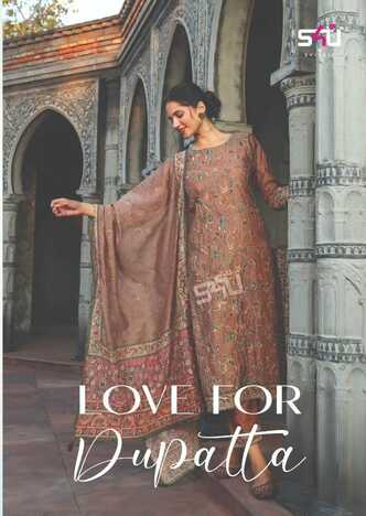 S4U LOVE FOR DUPATTA HANDWORK KURTI PANT WITH DUPATTA NEW CATALOGUE