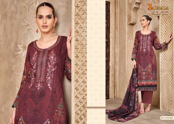 JAIMALA MUGHAL QUEEN PAKISTANI PURE ZAM PRINT SUITS BY ALOK SUITS