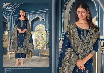 BELLIZA ISHANA VISCOSE DOLA JACQUARD SALWAR SUITS WHOLESALE