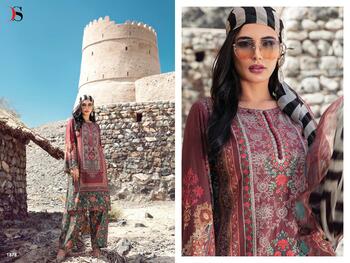 DEEPSY SUITS MARIA B M PRINT 22 VOL 4 1871 TO 1878 SERIES PAKISTANI SUITS CATALOGUE