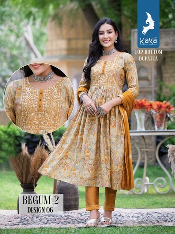 KAYA BEGUM VOL 2 NYRA CUT KURTIS LATEST CATALOGUE