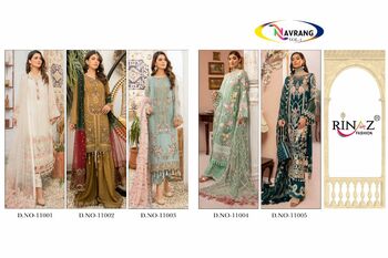 RINAZ FASHION NAVRANG VOL 1 PAKISTANI SUITS LATEST CATALOGUE