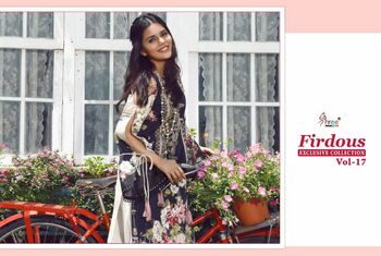 SHREE FABS FIRDOUS EXCLUSIVE COLLECTION VOL 17 PAKISTANI SUITS CATALOGUE