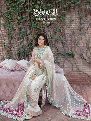 NOOR AAFOZH VOL 2 14005 COLOURS GEORGETTE PAKISTANI SUITS