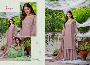 PSYNA NAZAKAT KURTI PANT WITH DUPATTA LATEST CATALOGUE