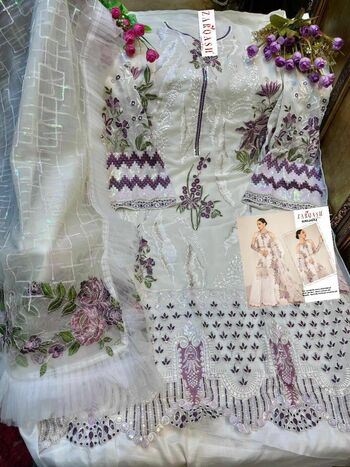 ZARQASH JIHAN D.NO 2024 GEORGETTE PAKISTANI SUITS