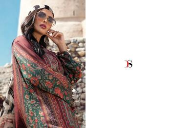 DEEPSY SUITS MARIA B M PRINT 22 VOL 4 1871 TO 1878 SERIES PAKISTANI SUITS CATALOGUE