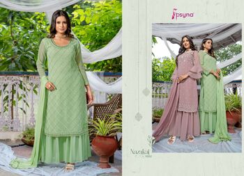 PSYNA NAZAKAT KURTI PANT WITH DUPATTA LATEST CATALOGUE