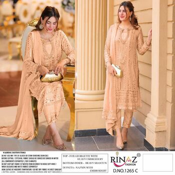 RINAZ FASHION D.NO 1265 COLOUR PAKISTANI SALWAR SUITS