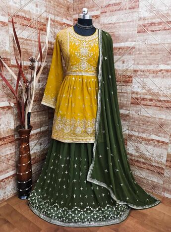 KALEESHA FASHION 9428 SERIES GEORGETTE SALWAR SUITS NEW CATALOGUE