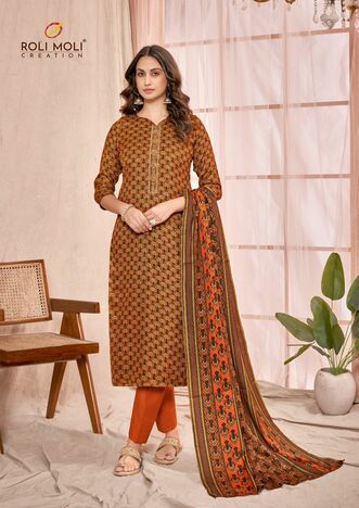 ROLI MOLI ZEENAT SALWAR SUITS CATALOGUE WHOLESALER IN SURAT