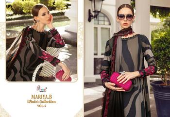 SHREE FABS MARIA B VOL5 PAKISTANI WINTER COLLECTION WHOLESALER