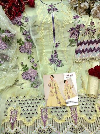 ZARQASH JIHAN D.NO 2024 GEORGETTE PAKISTANI SUITS