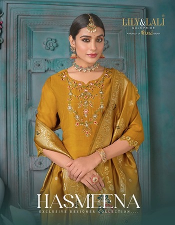 LILY & LALI HASMEENA HANDWORK KURTIS ONLINE SUPPLIER 