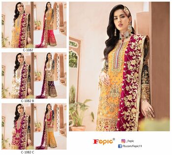 FEPIC ROSEMEEN C 1082 COLOURS PAKISTANI SUITS