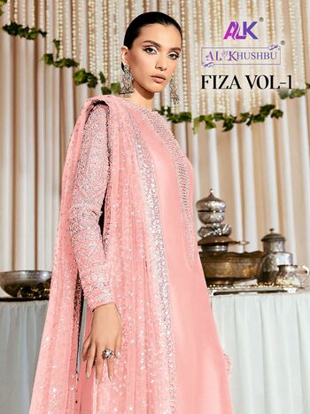 AL KHUSHBU FIZA VOL 1 GEORGETTE SALWAR KAMEEZ WHOLESALER SURAT