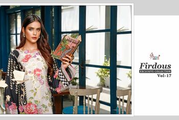 SHREE FABS FIRDOUS EXCLUSIVE COLLECTION VOL 17 PAKISTANI SUITS CATALOGUE