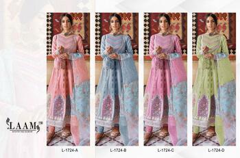 LAAM QALAMKAR LAWN COLLECTION 1724 PAKISTANI SUITS