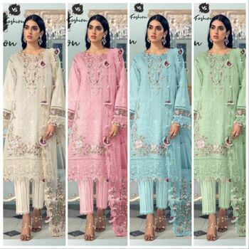 VS FASHION D.NO 144 TO 144 C COTTON PAKISTANI LATEST CATALOGUE 2021